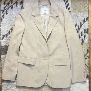 Aritzia Wilfred Generation Beige Blazer
